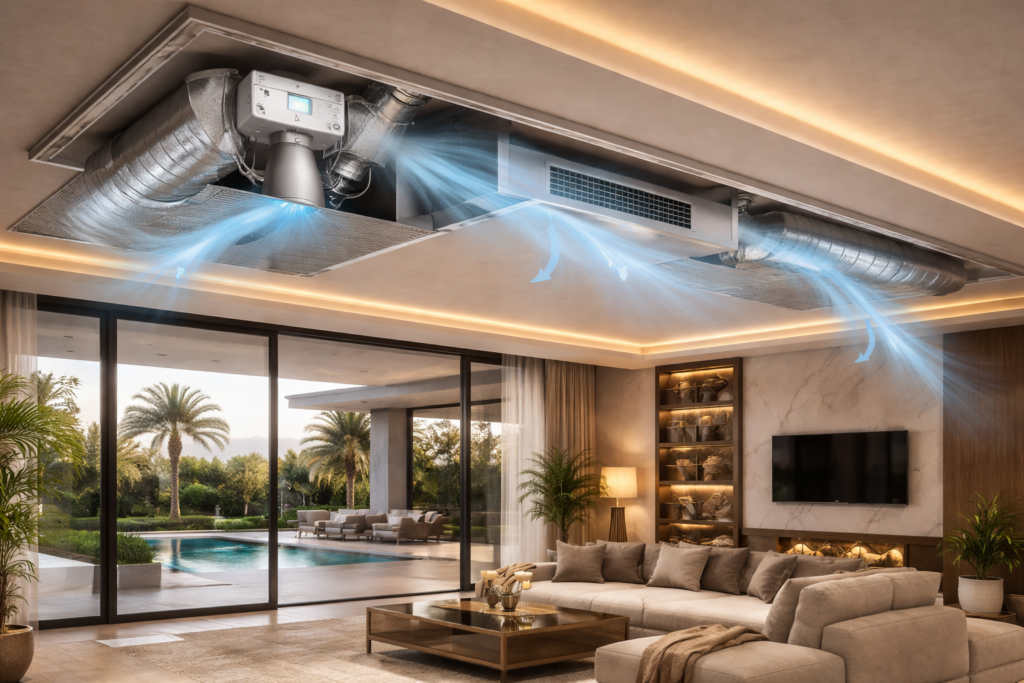 HVAC scenting system for villa UAE