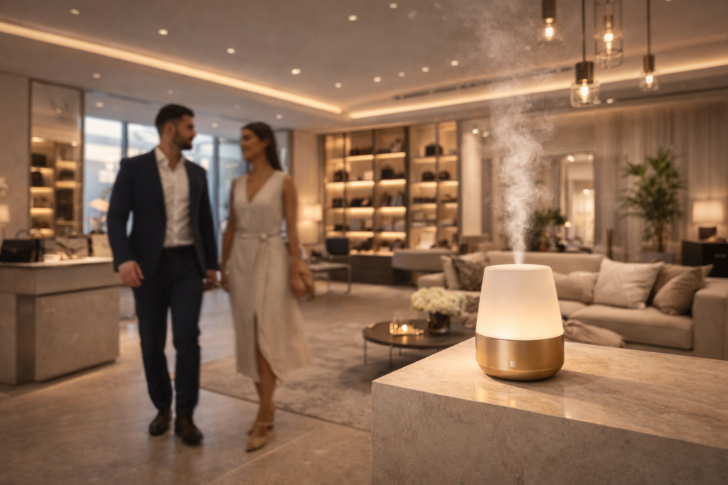 smart scent system benefits in UAE showroom